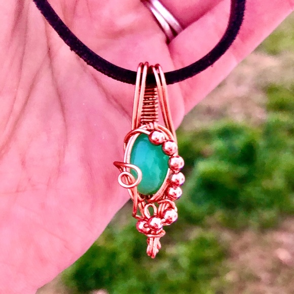 Green Amazonite Mini Pendant - Picture 1 of 2